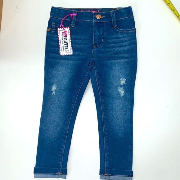 🔥BEAUTEES GIRLS JEANS KIDS SIZE 3T New - Picture 1 of 5